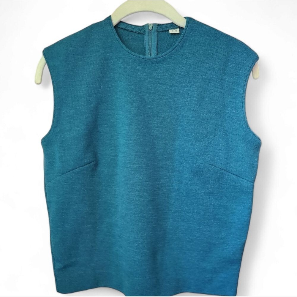 Alice Kaye vintage sleeveless top 100% wool 8-10